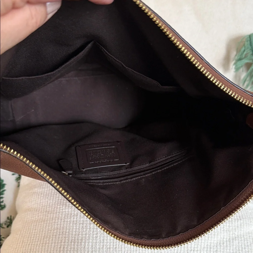 Coach Chestnut Leather Shoulder Bag - Picture 3 of 6